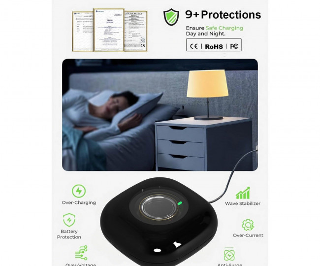 Зарядний кейс BUSQUEDA Wireless Charging Case для Oura Ring 4 (black)